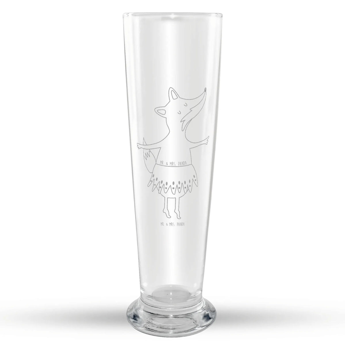 Weizenglas Fuchs Ballerina Mr & Mrs Panda Weizenglas, Bier Glas, Weizenbier Glas, Weißbierglas, Weizen Glas, Bierglas, Fuchs, Ballerina, Einladung, Füchse, Geburtstag, Tänzerin, Füchsin, Tanzen, Party, Ballett, Fuchs Spruch