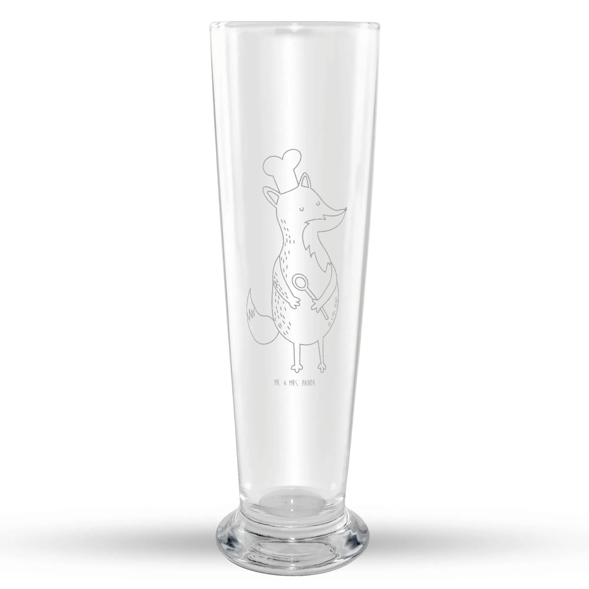 Weizenglas Fuchs Koch Weizenbier Glas, Weißbierglas, Bier Glas, Mr & Mrs Panda Weizenglas, Weizen Glas, Bierglas, Fuchs, Witzig, Koch Geschenk, Küche Spruch, Köche, Spruch Lustig, Party Spruch, Füchse, Bäcker, Küche Deko
