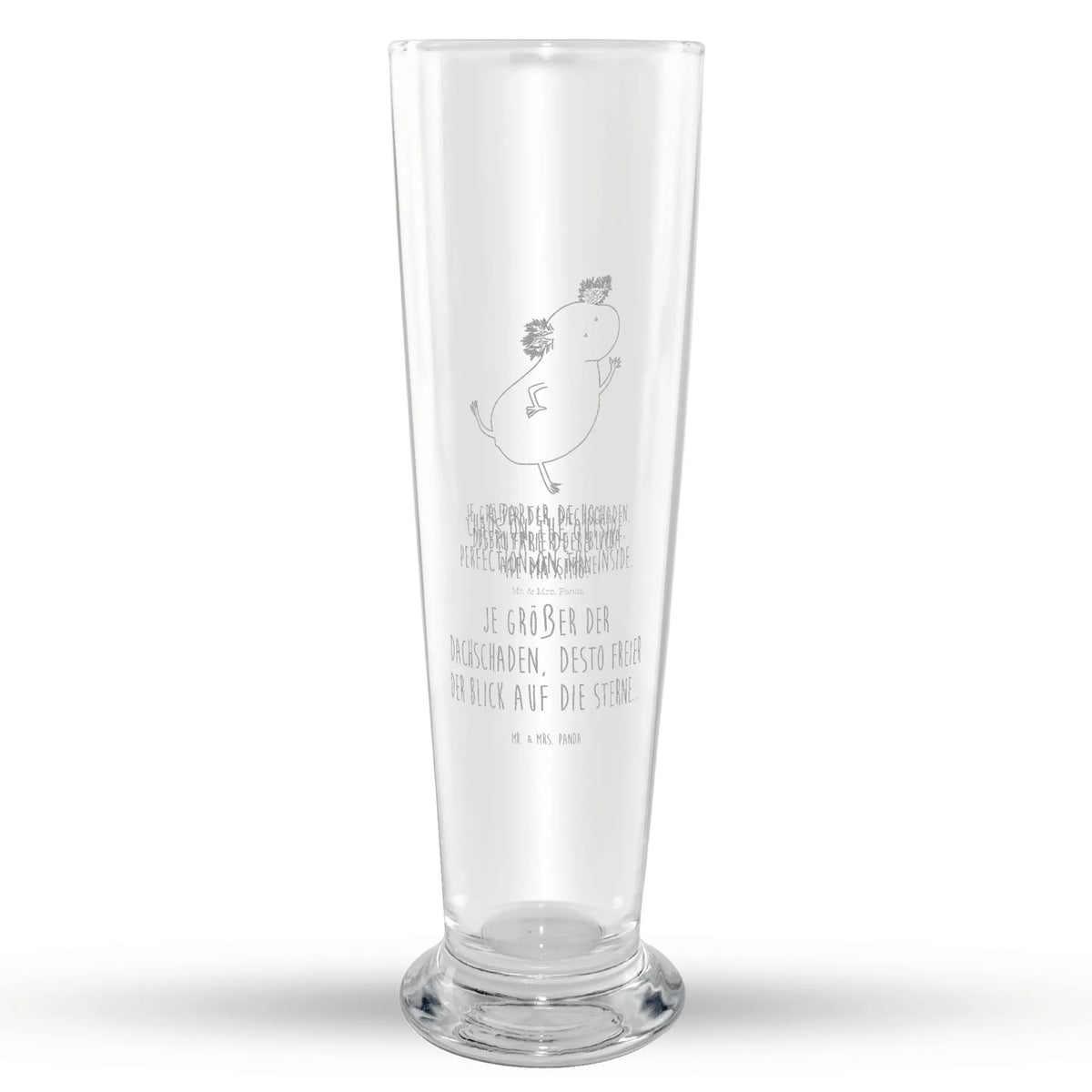 Weizenglas Axolotl Tanzen Bier Glas, Bierglas, Weißbierglas, Weizen Glas, Mr & Mrs Panda Weizenglas, Weizenbier Glas, Axolotl, Molch, Verrückt, Lurche, Schwanzlurch, Freundin, Dachschaden, Beste Freundin, Sterne, Lurch, Axolot