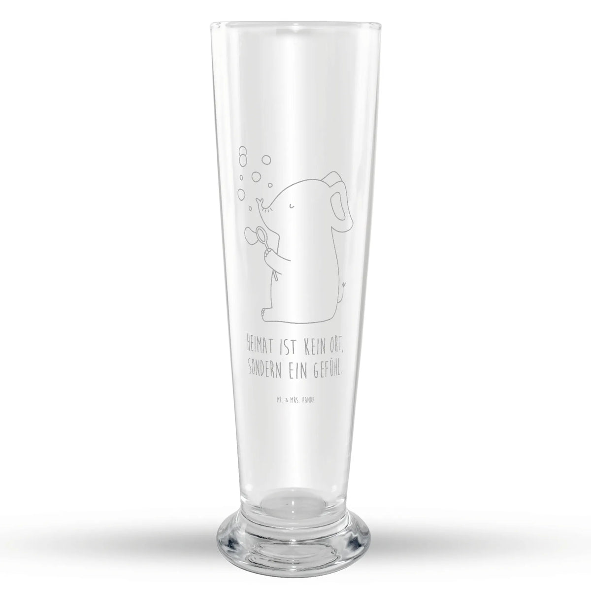 Weizenglas Elefant Seifenblasen Bier Glas, Weißbierglas, Weizen Glas, Weizenbier Glas, Bierglas, Mr & Mrs Panda Weizenglas, Lustige Sprüche, Tiere, Tiermotive, Gute Laune, Heimat, Liebesspruch, Gefühl. Daheim, Liebe, Seifenblasen, Elefant, Elefanten, Dickhäuter, Liebesbeweis, Rüsseltier