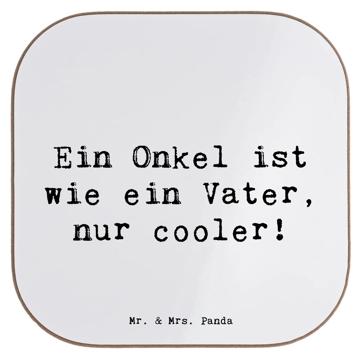 Untersetzer Spruch Cooler Onkel