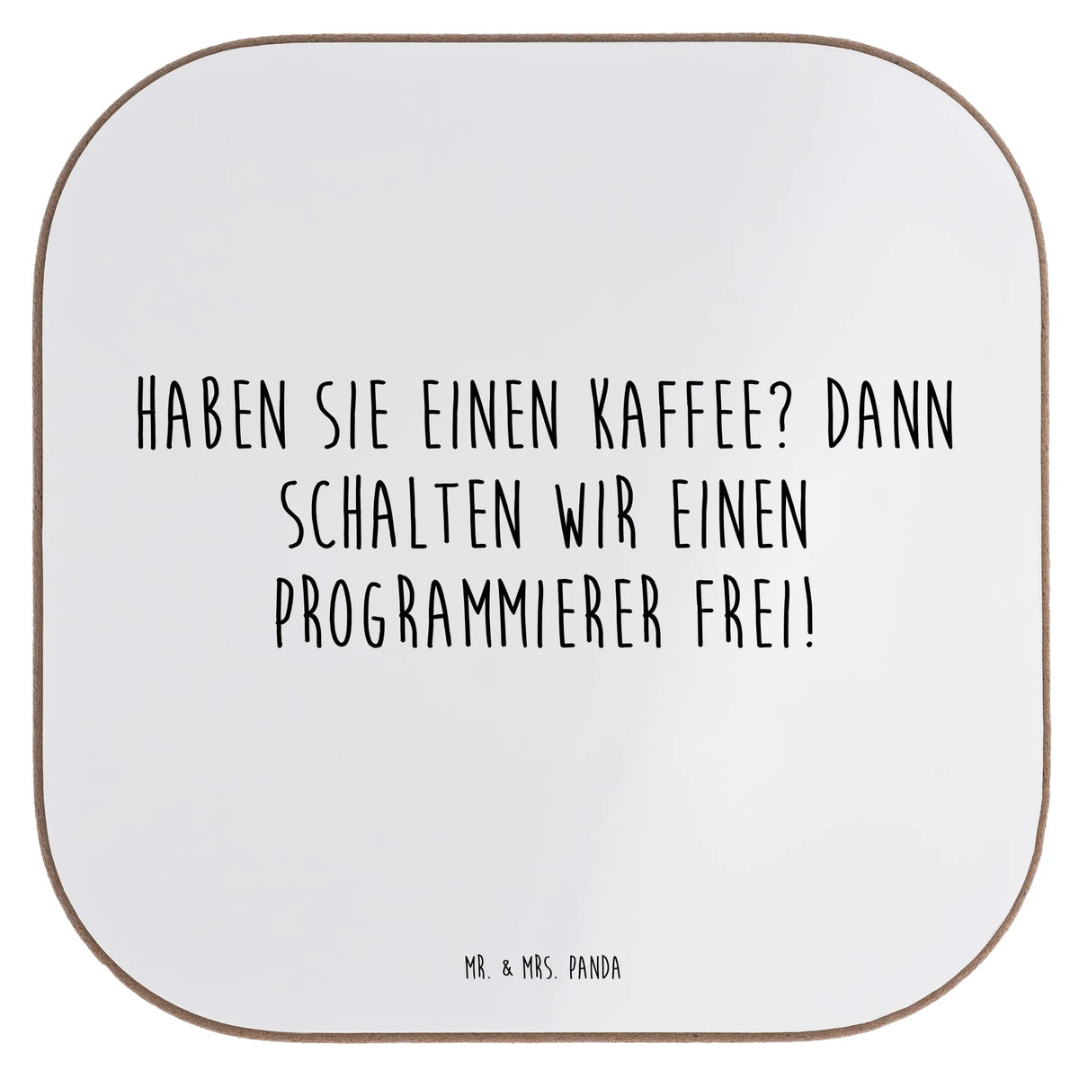 Untersetzer Spruch Programmierer Kaffeezeit