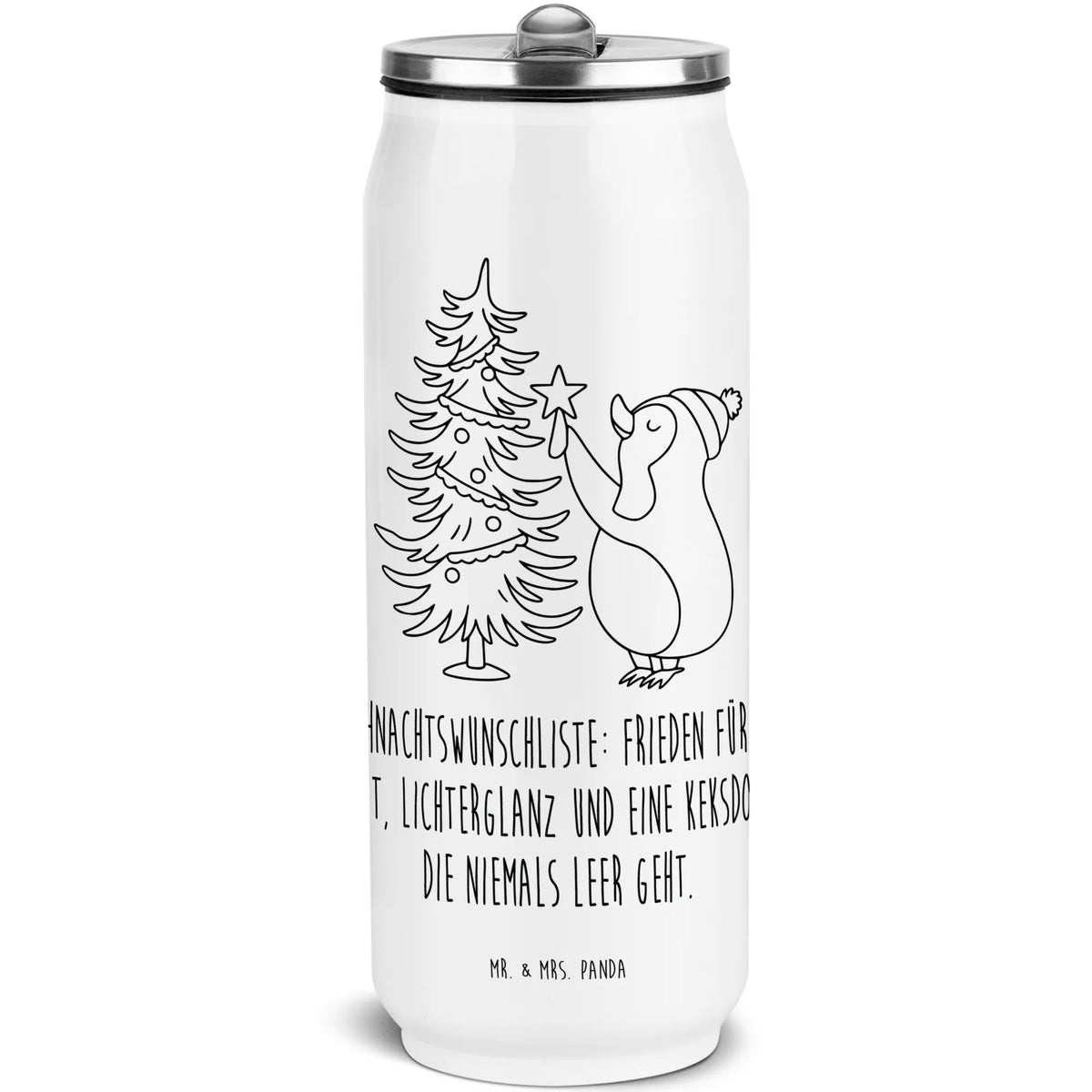 Getränkedosen Trinkflasche Pinguin Weihnachtsbaum Wasserflasche, Edelstahl Trinkflasche, reise trinkflasche, wander trinkflasche, Thermodose, outdoor trinkflasche, Warmhalteflasche, Isolierflasche, Getränkeflasche, Getränkedose, Dose Für Getränke, Trinkflasche, Trinkflasche Für Reisen, Thermosflasche, Outdoorflasche, Thermoflasche, Trinkflasche mit Trinkhalm, Edelstahl Thermoflasche, Mehrwegdose, sport trinkflasche, Edelstahlflasche, Sportflasche, Dosenflasche, Isolierte Trinkflasche, Schul Trinkflasche, Kühlflasche, Weihnachten, Winter, Weihnachtsdeko, Nikolaus, Advent, Heiligabend, Wintermotiv, Pinguin