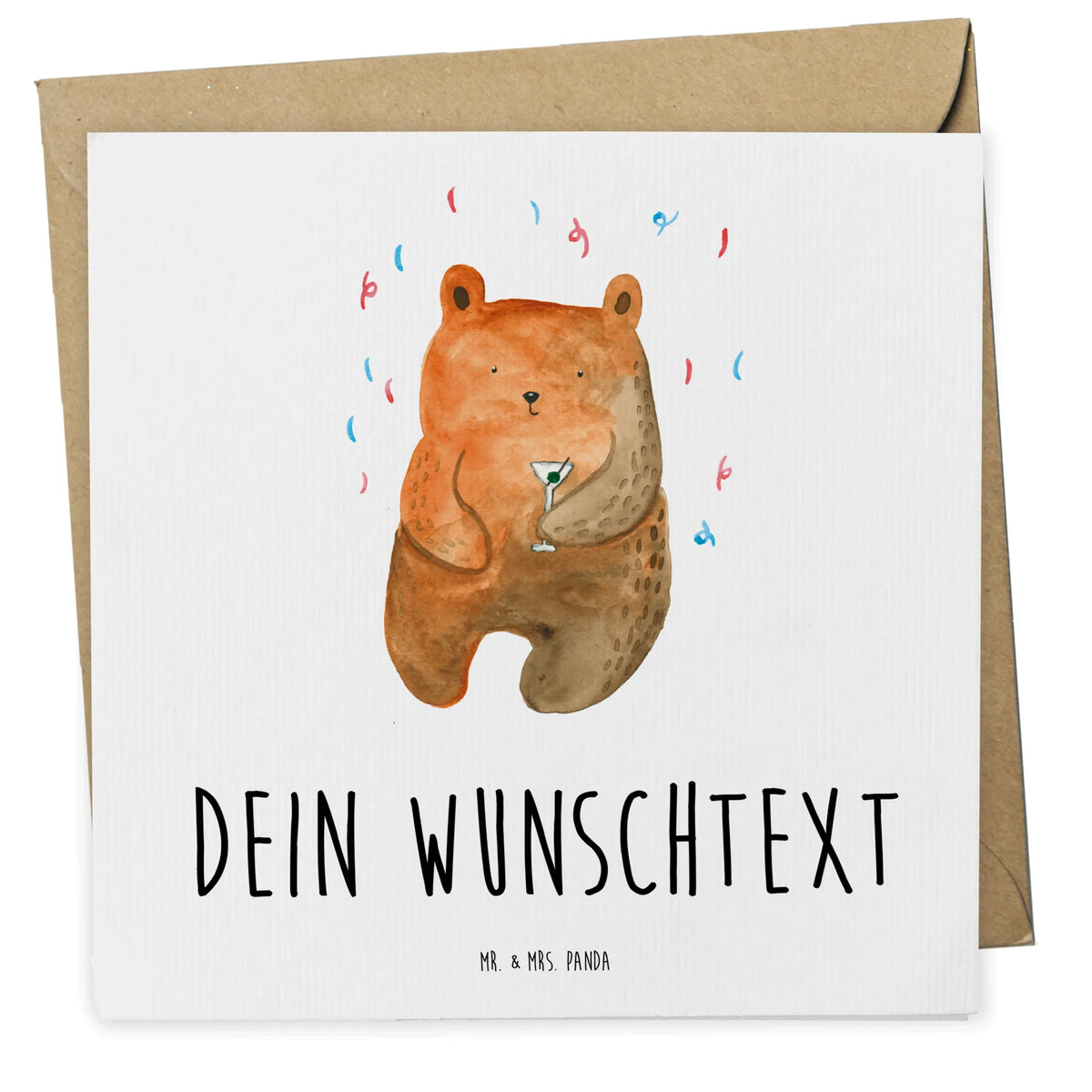 Personalisierte Deluxe Karte Bär Party grußkarte personalisiert, Personalisierte Grußkarte, Grußkarten Personalisiert, individuelle grußkarte, Postkarte personalisiert, karte personalisiert, Personalisierte Karte, Grußkarte personalisierbar, Personalisierte Grußkarten, Personalisierte Karten, Personalisierte Postkarte, Teddy, Bär, Teddybär, Mitbringsel, Geburtstagsgeschenk, Gute Laune, Lustig, Geschenk, Party, Abfeiern, Geburtstag, Feiern
