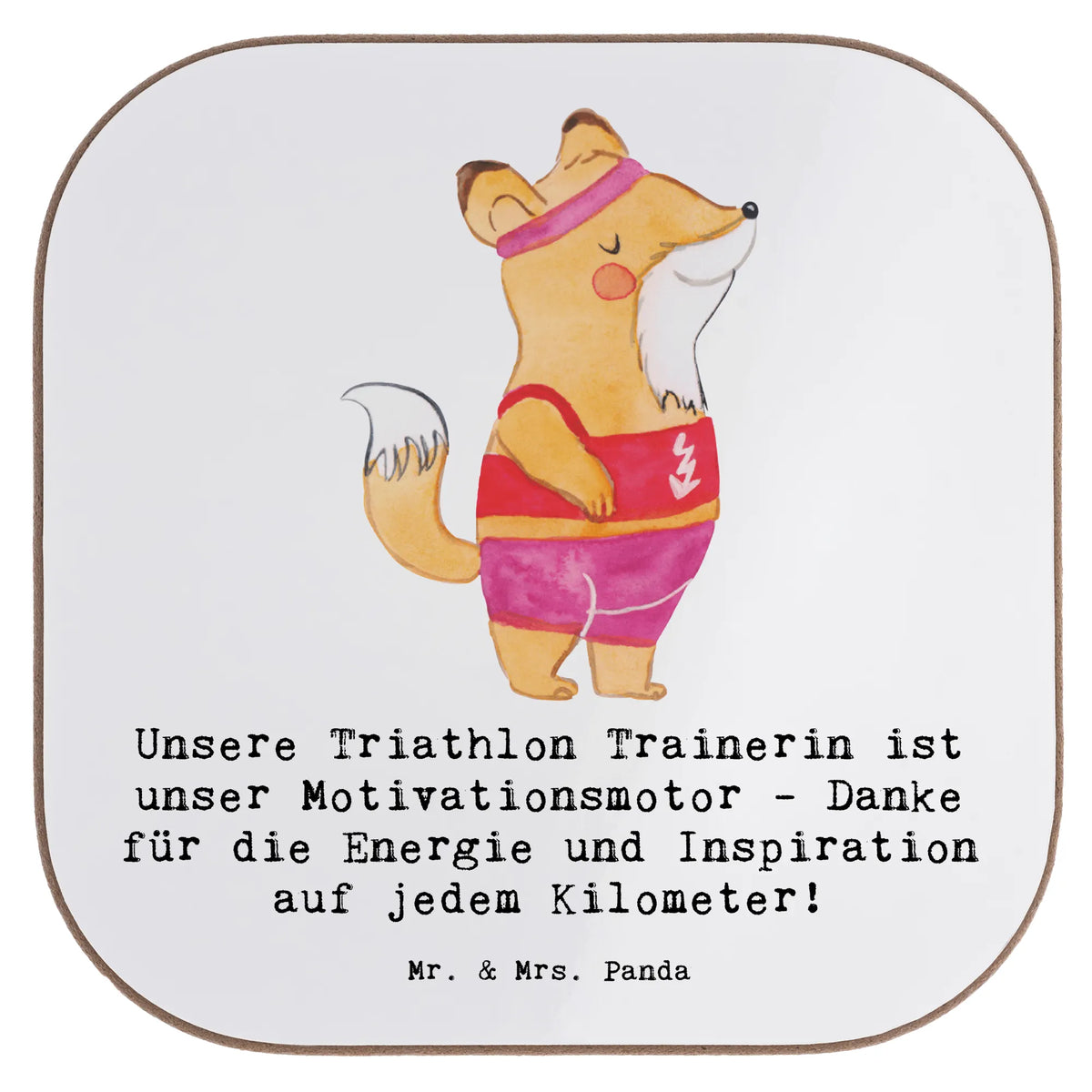 Untersetzer Triathlon Trainerin