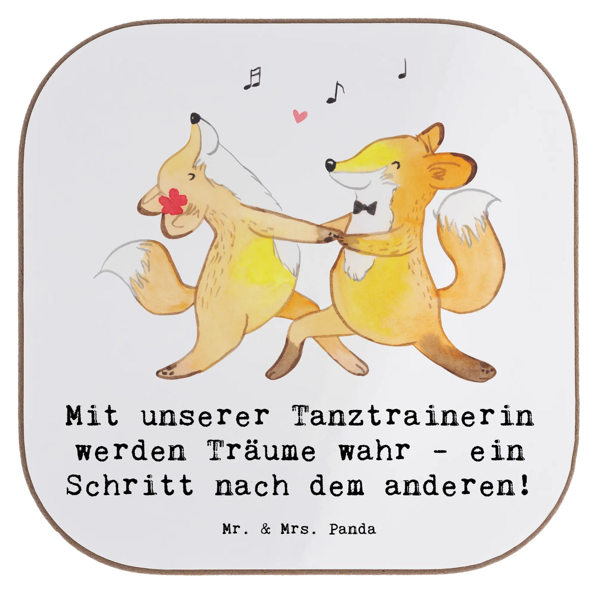 Untersetzer Tanzen Trainerin