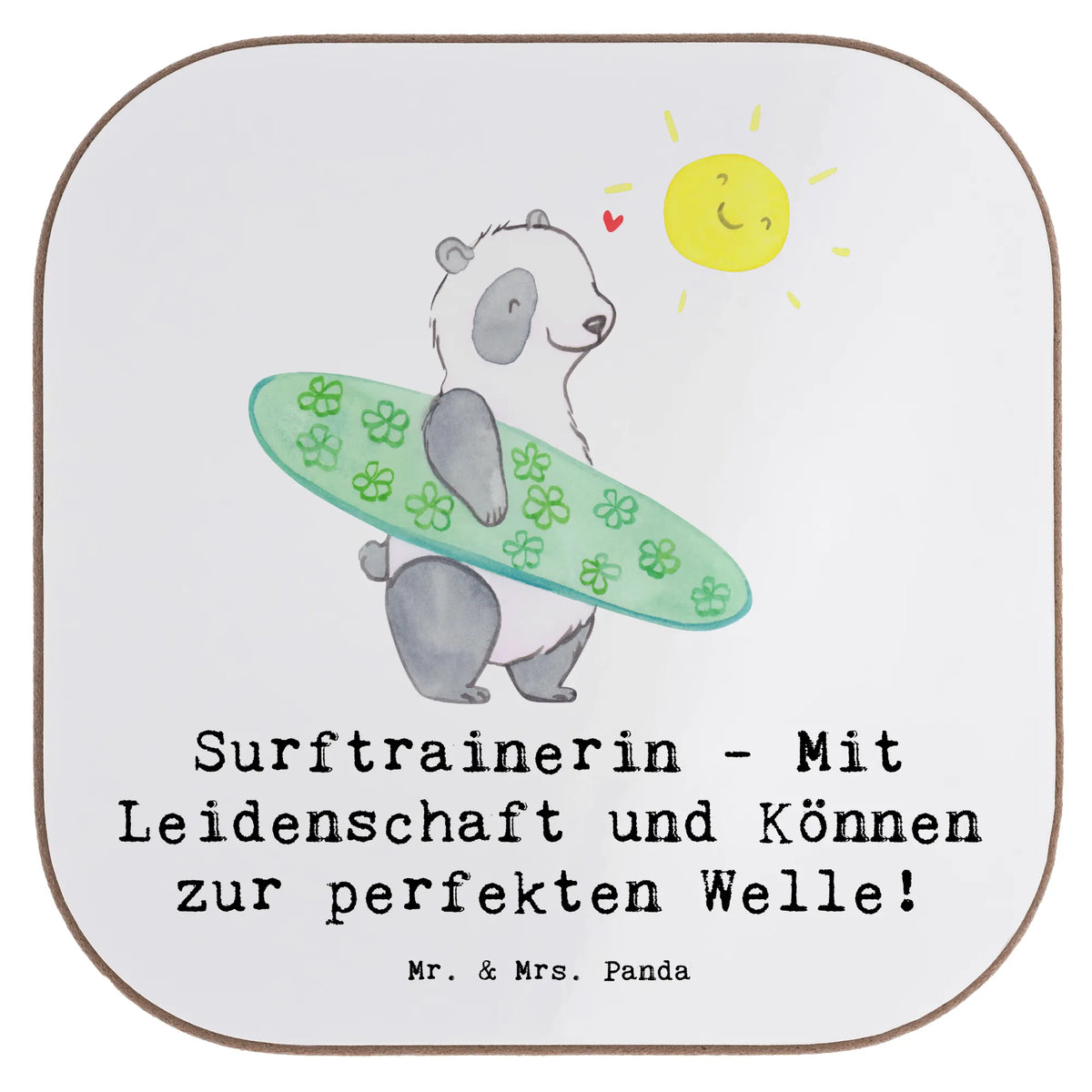Untersetzer Surfen Trainerin