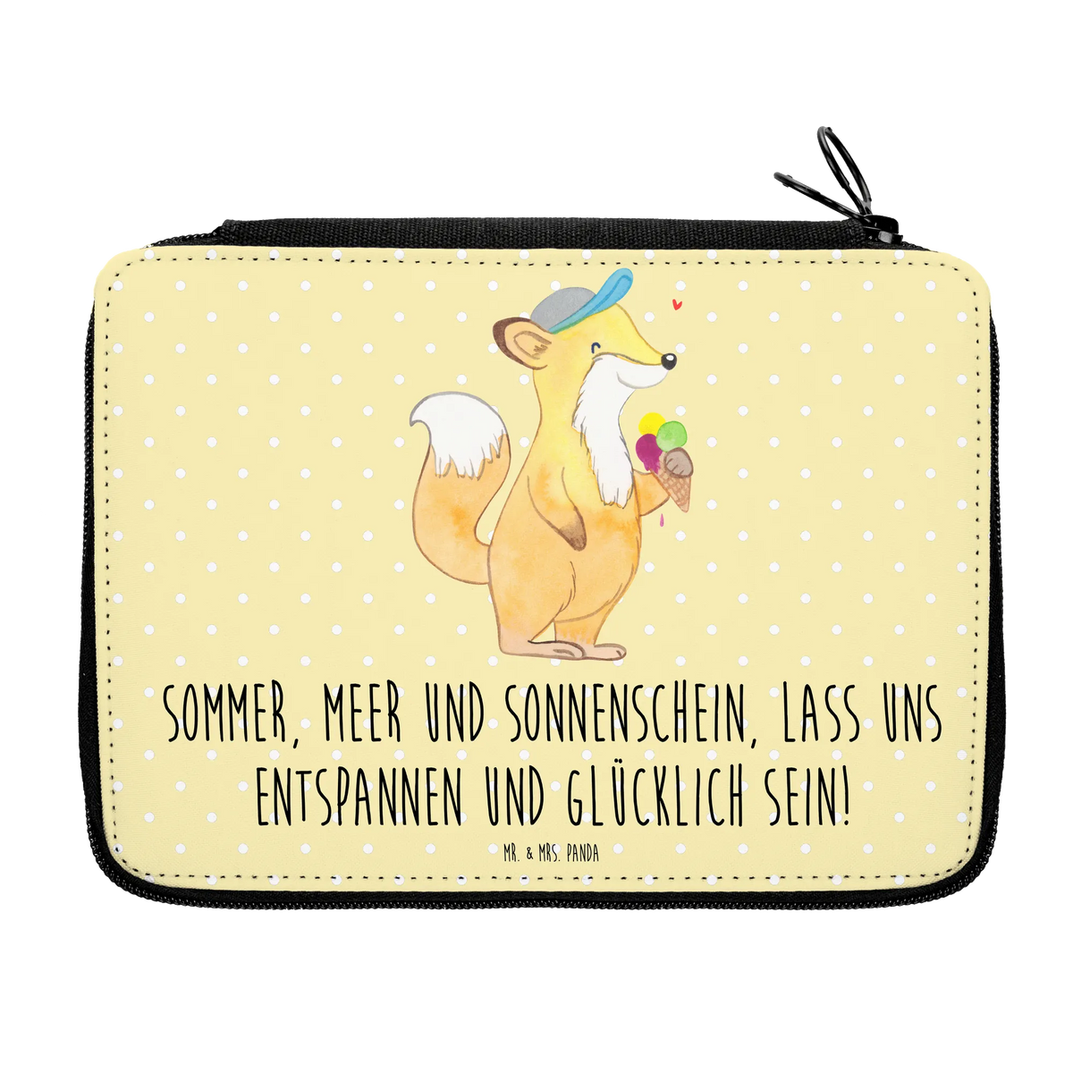 Leather folder cut off Sommer, Meer und Sonnenschein, lass uns entspannen und glücklich sein! Motiv summer themes, vacation themes, products for vacationers, summer products