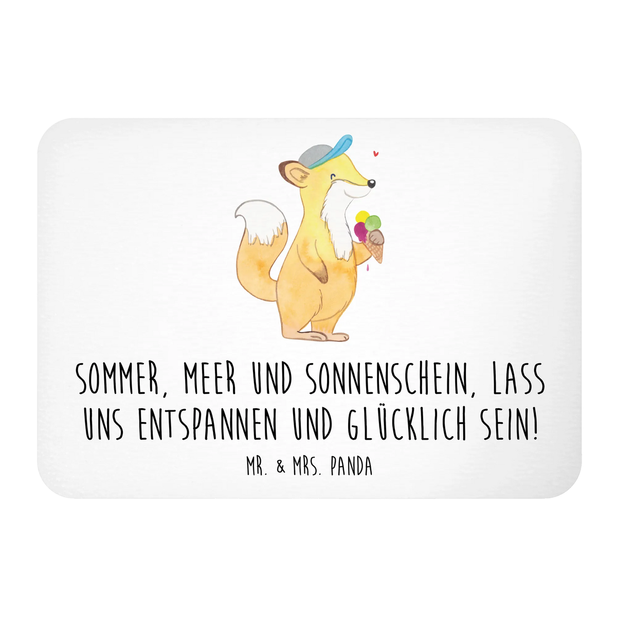 Magnet Sommer, Meer und Sonnenschein, lass uns entspannen und glücklich sein! summer themes, vacation themes, products for vacationers, summer products
