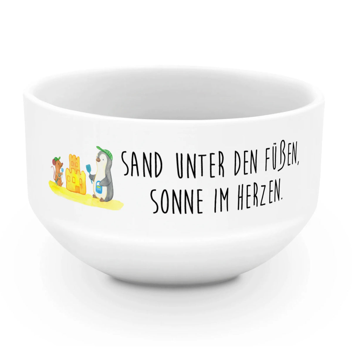 Muesli Bowl Sand unter den Füßen, Sonne im Herzen. summer themes, vacation themes, products for vacationers, summer products