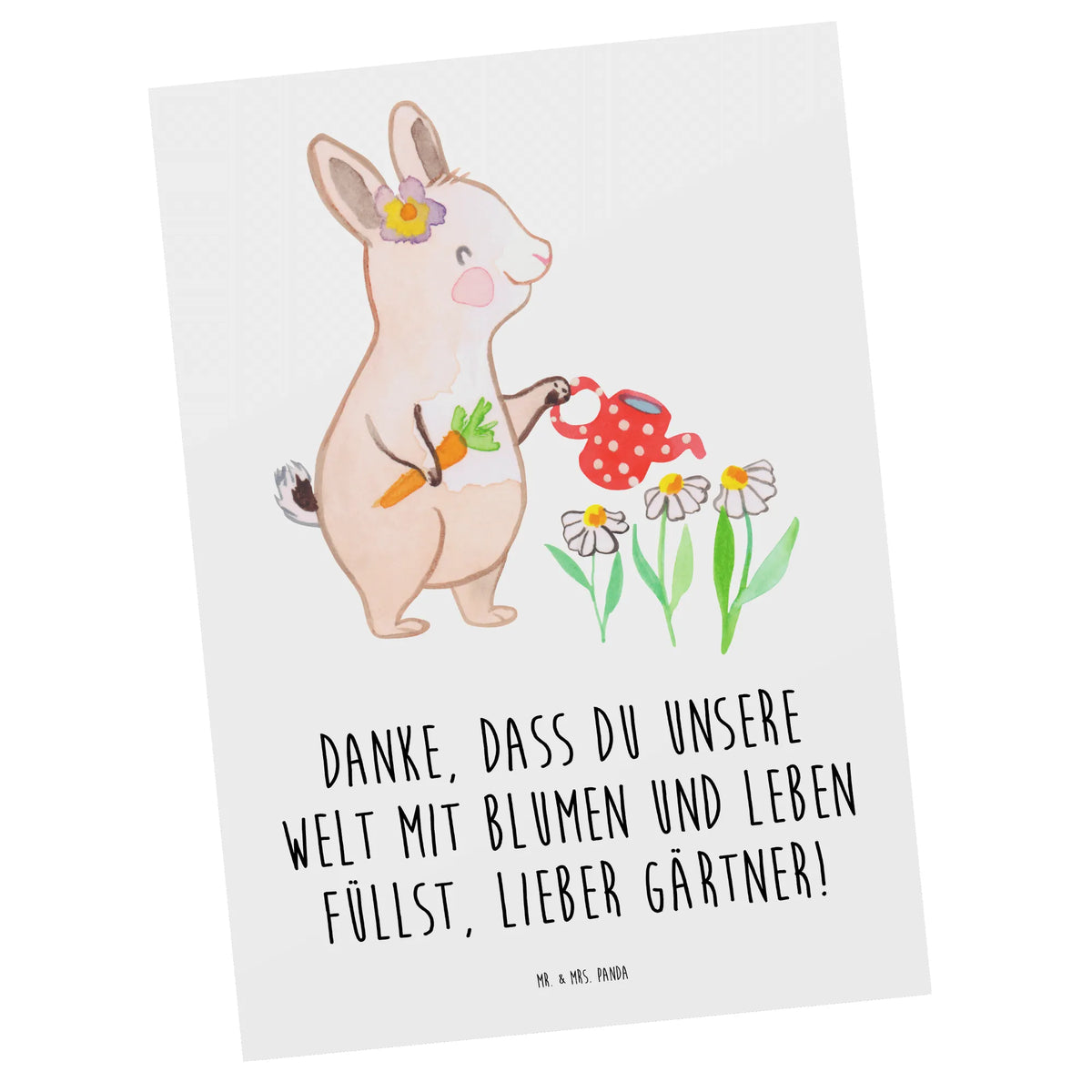 Postkarte Gärtner Dankeschön Designkarte, einzelkarte, Ansichtskarten, bildkarte, Fotokarte, kunstkarte, Grußkarte, Motivkarte, Postkarten, Ansichtskarte, Postkarte, Kunstkarten, spruchkarte, Dekoration, sprüche, zitate, spruch kollektion, inspiration, motivation, lebensweisheiten, geschenkideen, wanddeko, wohnaccessoires, sprüche sammlung, schöne sprüche, glück, liebe, freude, Lächeln, alltag verschönern, nachhaltige geschenke, Kreativ, Einzigartig, shopify, mr and mrs panda
