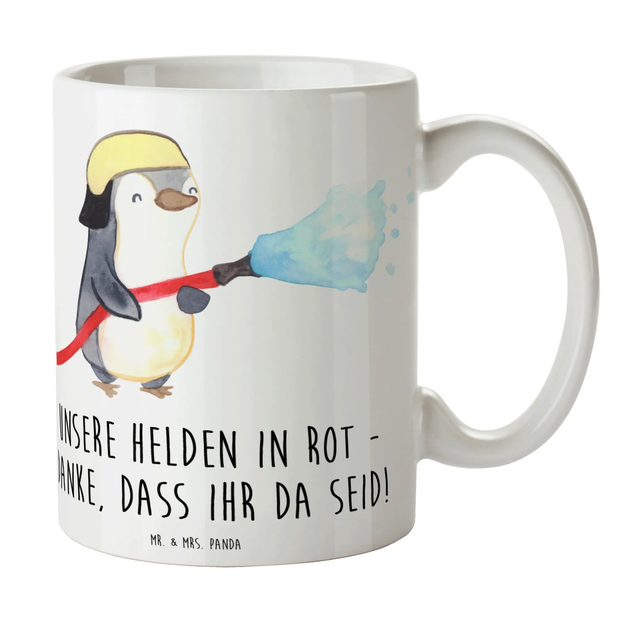 Mug Unsere Helden in Rot - Danke, dass ihr da seid!