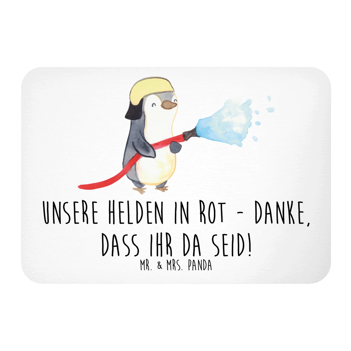 Magnet Unsere Helden in Rot - Danke, dass ihr da seid!