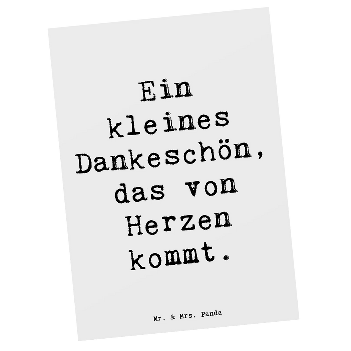 Postkarte Spruch Gastgeschenke Dankeschön