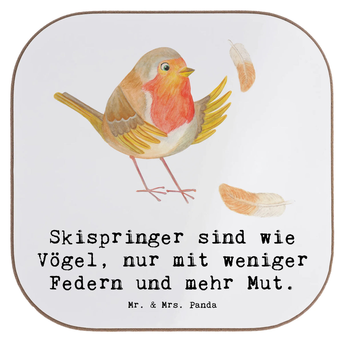 Untersetzer Skispringen Mut