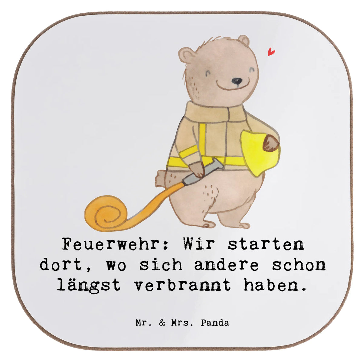 Podkładka Feuerwehr: Wir starten dort, wo sich andere schon längst verbrannt haben.