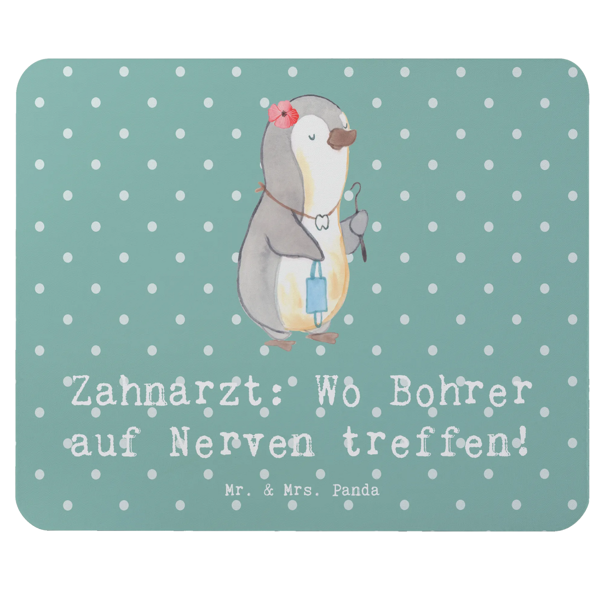 Podkładka pod mysz Zahnarzt: Wo Bohrer auf Nerven treffen! Koleżanka, Dawać, Pracownik, Prezent, Współpracownik, Dziękuję, Dziękuję bardzo, Zawód, Wykształcenie, Jubileusz, Pożegnanie, Emerytura, Kolega
