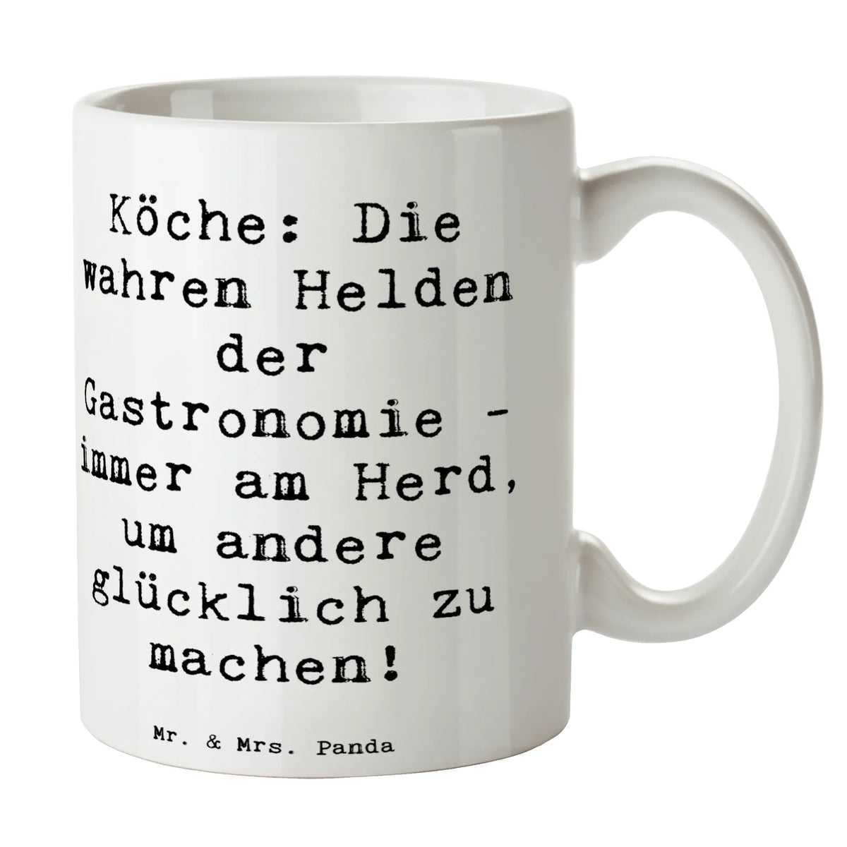 Mug Saying Köche: Die wahren Helden der Gastronomie - immer am Herd, um andere glücklich zu machen! sayings, best, farewell gift, passing exam, anniversary, retirement, promotion, job start, gift idea, profession, gift