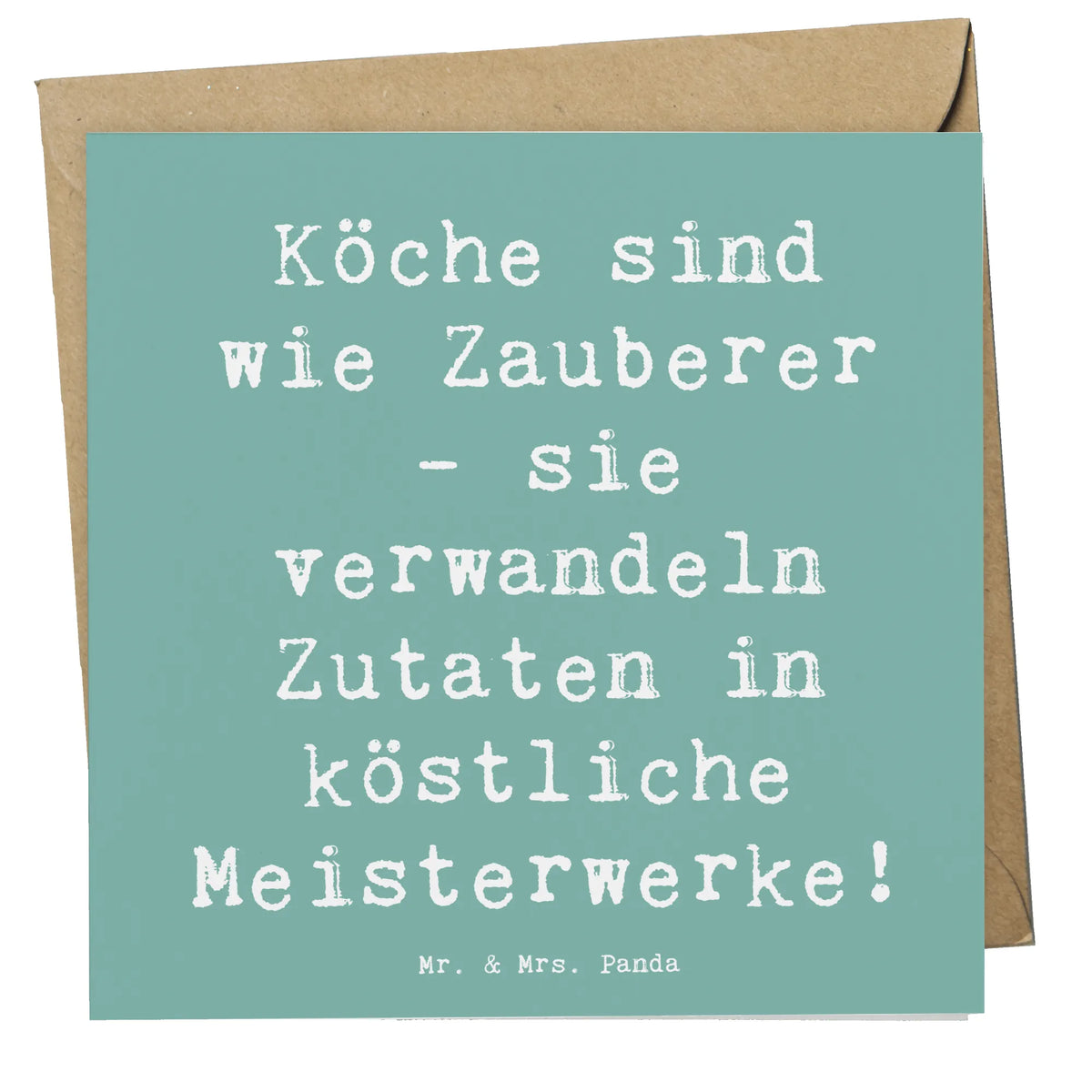 Deluxe Card Saying Köche sind wie Zauberer - sie verwandeln Zutaten in köstliche Meisterwerke! Klappkarte, anlasskarte, doppelkarte, faltkarte, Grußkarte, Glückwunschkarte, Firma, Mitarbeiter, Arbeitskollege, Kollegin, Kollege, Rente, Abschied, Ausbildung, Beruf, Jubiläum, Geschenk, Dankeschön, Danke, Schenken