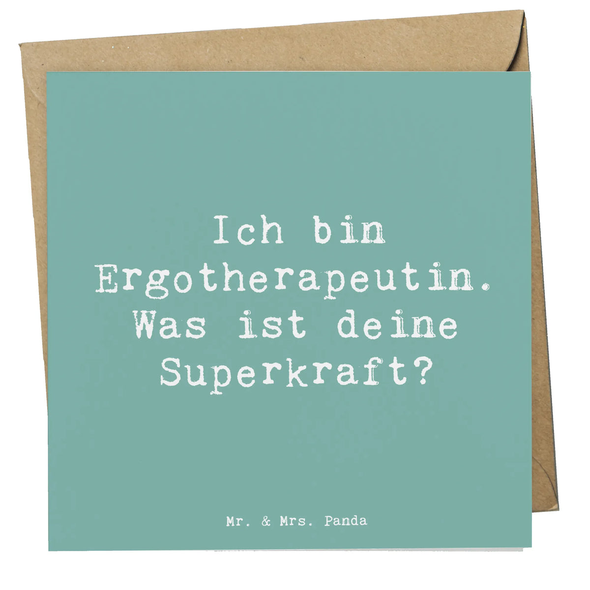 Deluxe Karte Spruch Super Ergotherapeutin anlasskarte, faltkarte, doppelkarte, Klappkarte, Grußkarte, Glückwunschkarte, Firma, Mitarbeiter, Arbeitskollege, Kollegin, Kollege, Rente, Abschied, Ausbildung, Beruf, Jubiläum, Geschenk, Dankeschön, Danke, Schenken