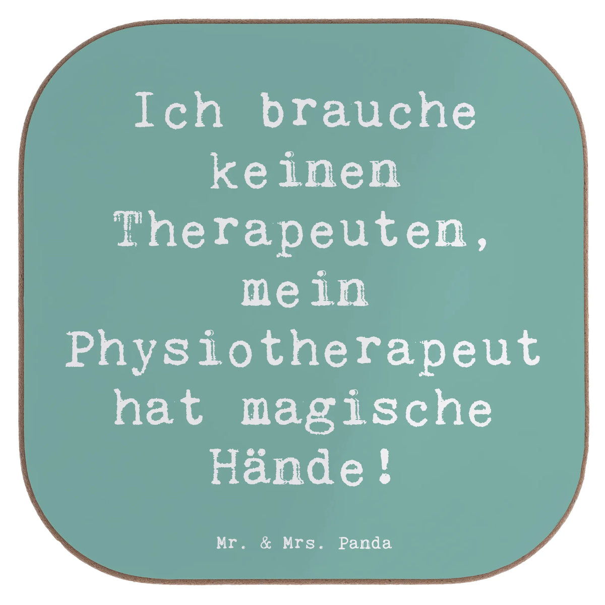 Untersetzer Spruch Magische Hände Physiotherapeut