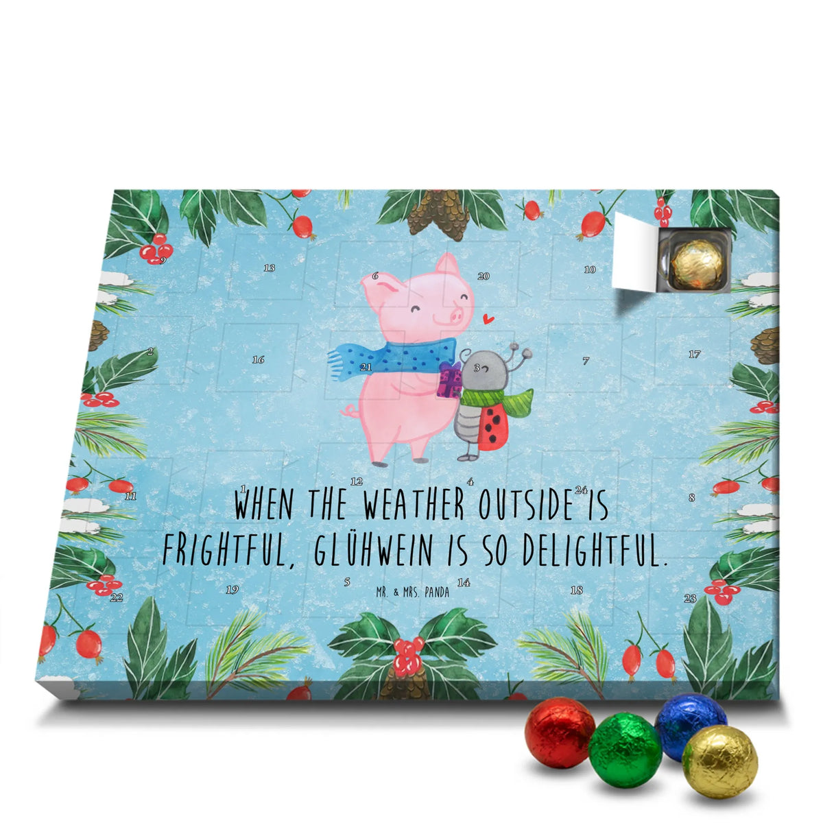 Schoko Adventskalender Glühschwein Smörle