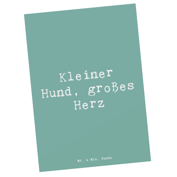 Postkarte Spruch Chihuahua Liebe