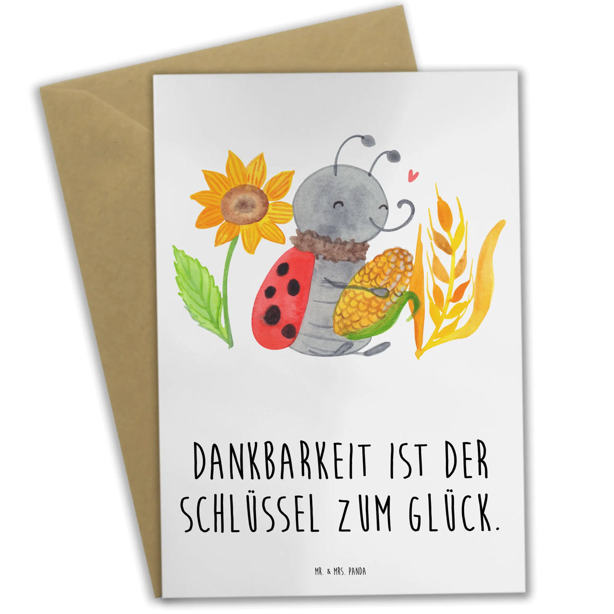 Kartka okolicznościowa Dankbarkeit ist der Schlüssel zum Glück.