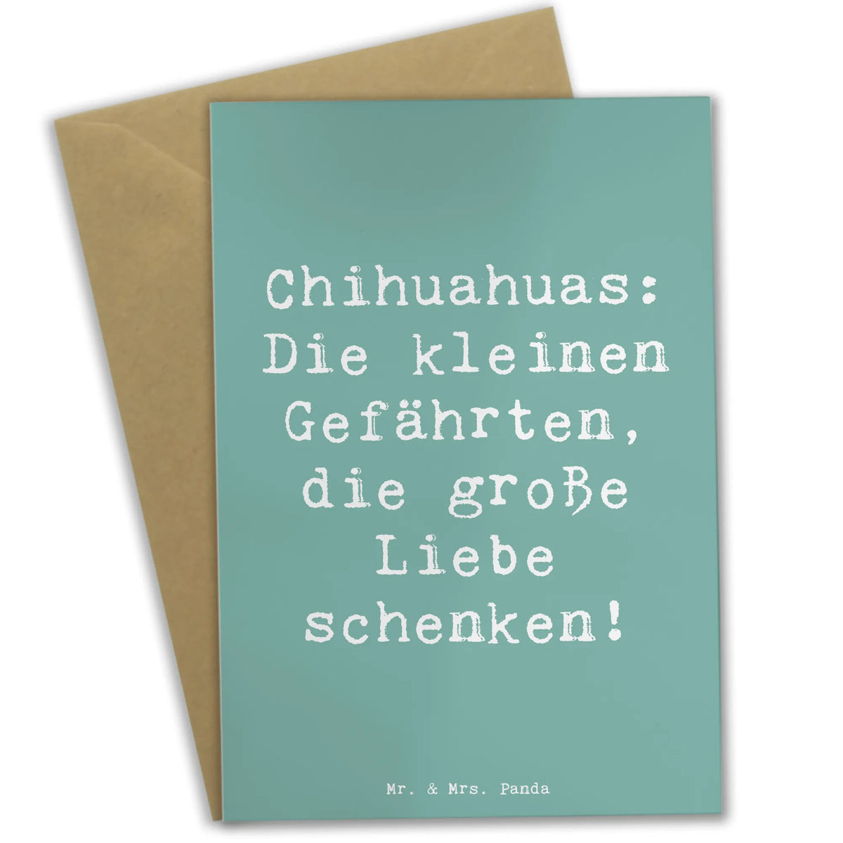 Grußkarte Spruch Chihuahua Liebe