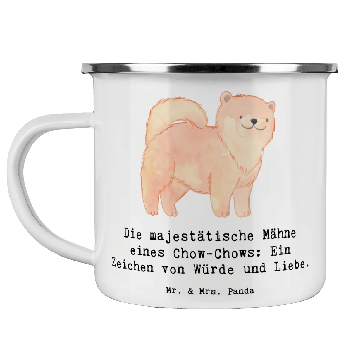 Camping Emaille Tasse Chow-Chow Mähne Emaille Becher, blechbecher, metallbecher, reisetasse, emaillebecher, Teetasse, wanderbecher, Campingbecher, Haferl, Campingtasse, Blechtasse, Teebecher, Outdoor Becher, becher emaille, Emailletasse, Pott, outdoortasse, Outdoor Tasse, Emaille Tasse, Kaffeepott, Reisebecher, Motivtasse, wandertasse, Tasse Emaille, Geschenk, Schenken, Hund, Hunderasse, Rassehund, Hundebesitzer, Tierfreund, Welpe