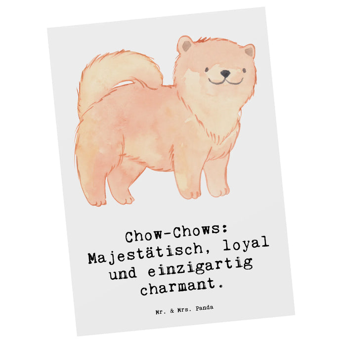 Postkarte Chow-Chow Charme