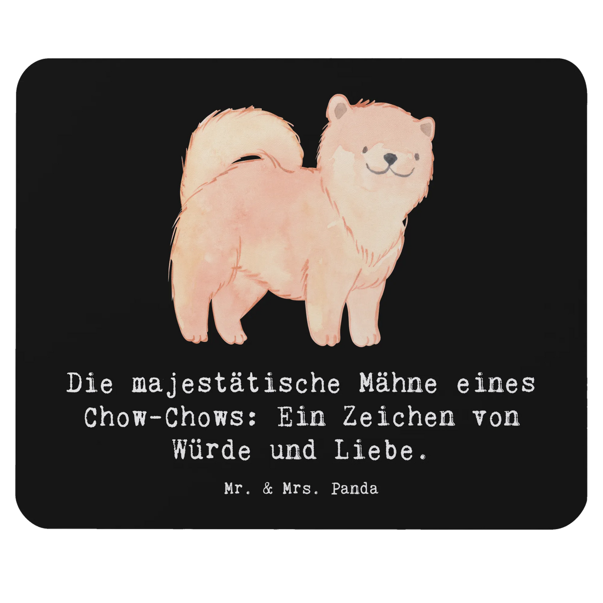Podkładka pod mysz Die majestätische Mähne eines Chow-Chows: Ein Zeichen von Würde und Liebe. dawanie, prezent, Pies, rasa psa, pies rasowy, właściciel psa, miłośnik zwierząt, szczeniak