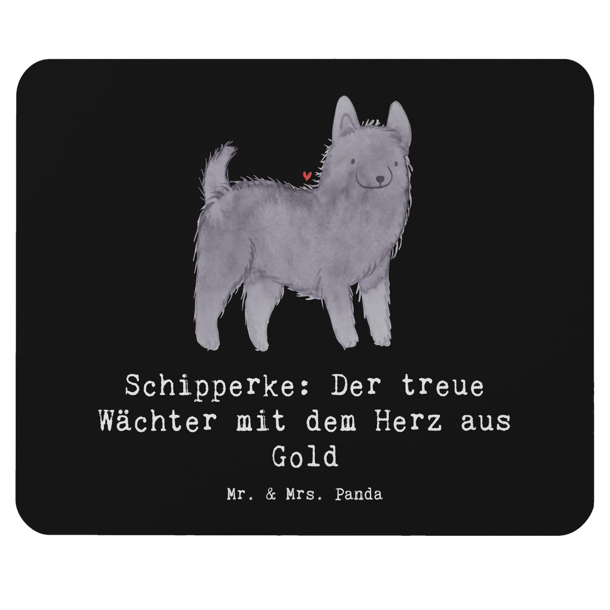Mouse mat Schipperke: Der treue Wächter mit dem Herz aus Gold gift, animal lover, giving, dog breed, purebred dog, dog owner, puppy