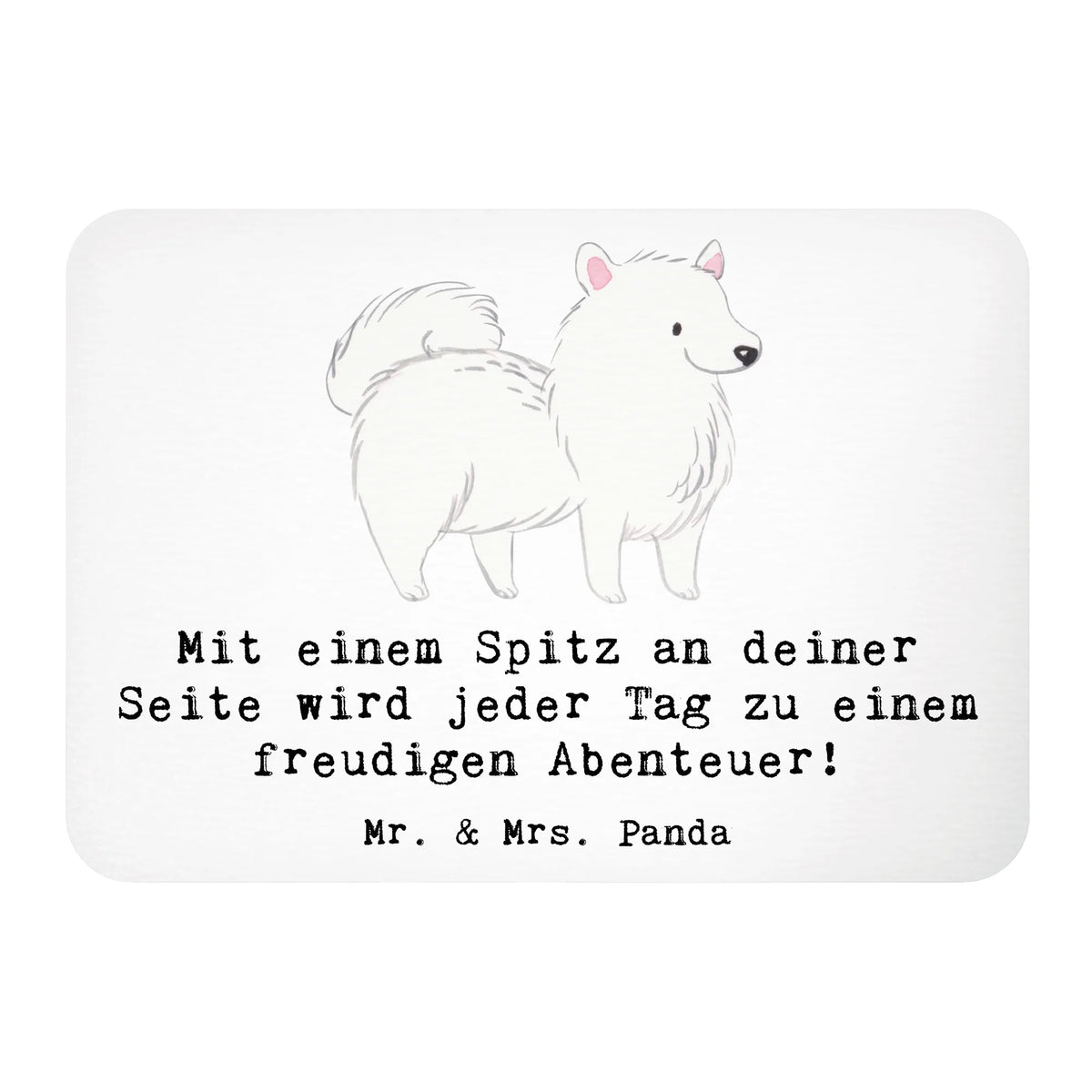 Magnet Freudiger Spitz einkaufszettelmagnet, spruchmagnet, Notizhalter, küchenmagnet, mdf magnet, holz whiteboardmagnet, magnet, designmagnet, büromagnet, holz kühlschrankmagnet, notizmagnet, rechteckmagnet, Pinnwandmagnet, bildmagnet, wandmagnet, tafelmagnet, Kühlschrankmagnet, Dekomagnet, zettelhalter, memomagnet, haftmagnet, whiteboardmagnet, holzmagnet, Geschenk, Schenken, Hund, Hunderasse, Rassehund, Hundebesitzer, Tierfreund, Welpe