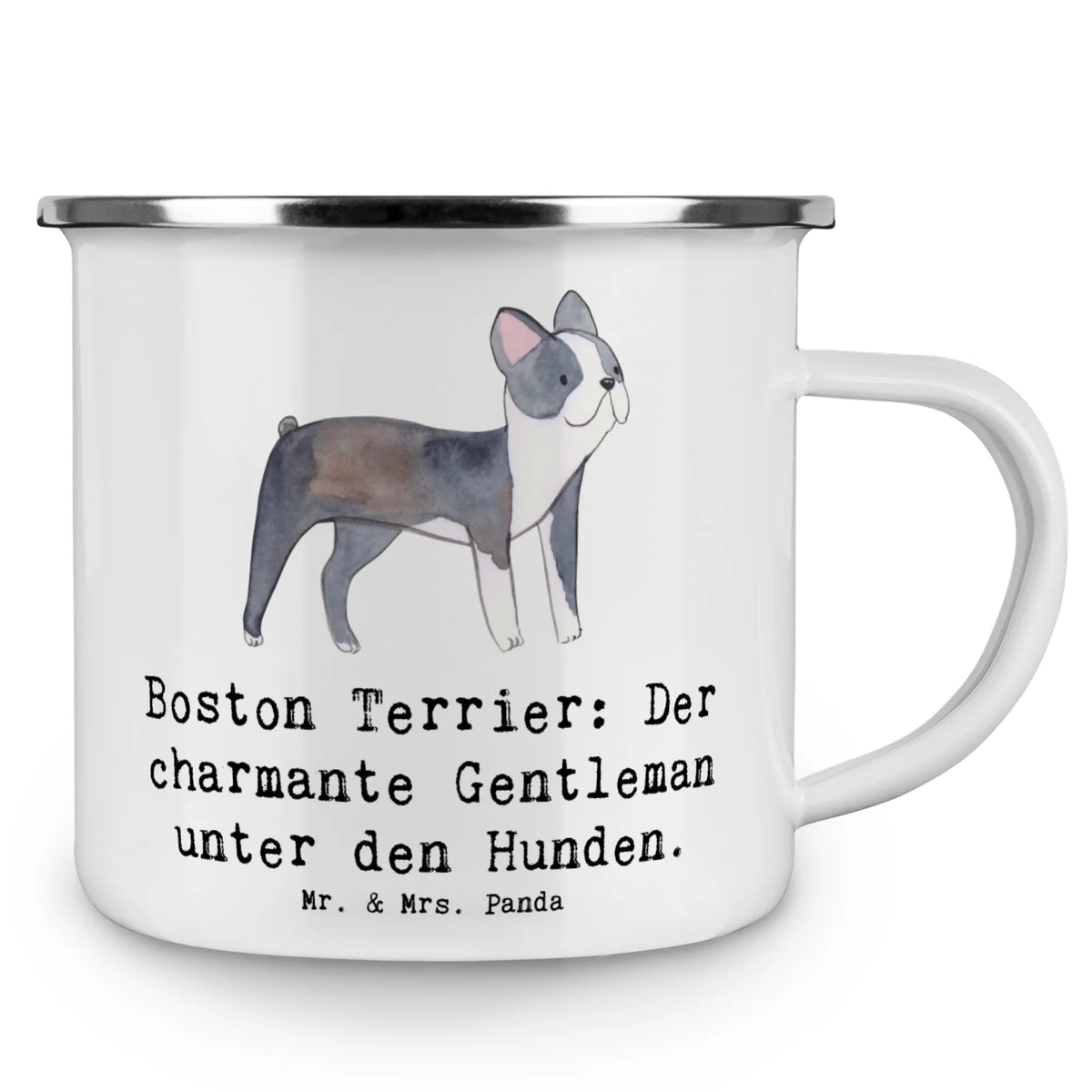 Camping Emaille Tasse Boston Terrier Gentleman Emaille Becher, Tasse Emaille, Haferl, Emaille Tasse, metallbecher, Emailletasse, Campingtasse, Teebecher, Outdoor Becher, Blechtasse, wandertasse, Teetasse, Pott, Motivtasse, emaillebecher, Campingbecher, blechbecher, Reisebecher, outdoortasse, wanderbecher, reisetasse, Kaffeepott, becher emaille, Outdoor Tasse, Geschenk, Schenken, Hund, Hunderasse, Rassehund, Hundebesitzer, Tierfreund, Welpe