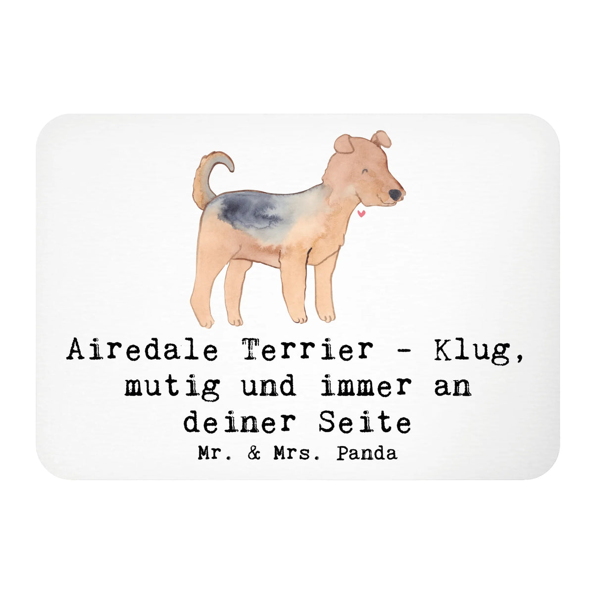Magnes Airedale Terrier - Klug, mutig und immer an deiner Seite dawanie, prezent, Pies, rasa psa, pies rasowy, właściciel psa, miłośnik zwierząt, szczeniak