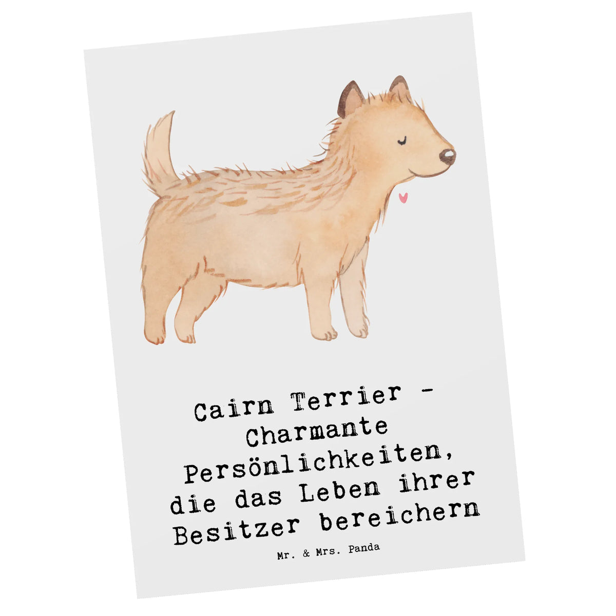 Postkarte Cairn Terrier