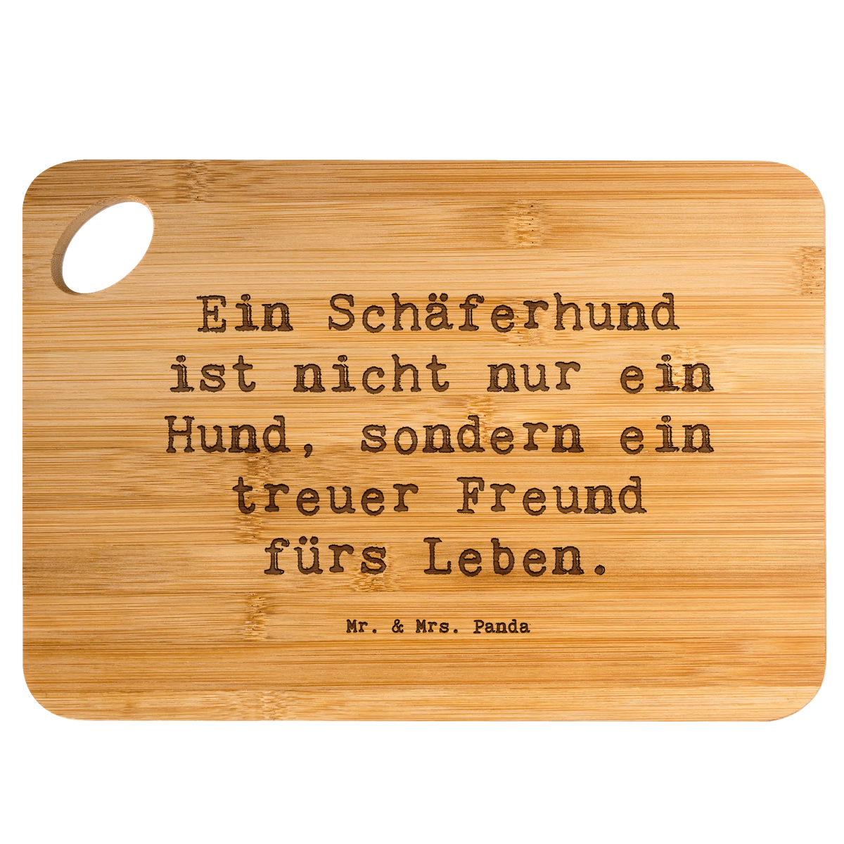 Bamboo chopping board Saying Ein Schäferhund ist nicht nur ein Hund, sondern ein treuer Freund fürs Leben. board, solid, dulcimer, kitchen board, wood, carving board, cutting board, bamboo, nature, robust, cutting block, breakfast, kitchen, engraving, breakfast board, slices, Dog, dog breed, purebred dog, dog owner, gift, animal lover, giving, puppy