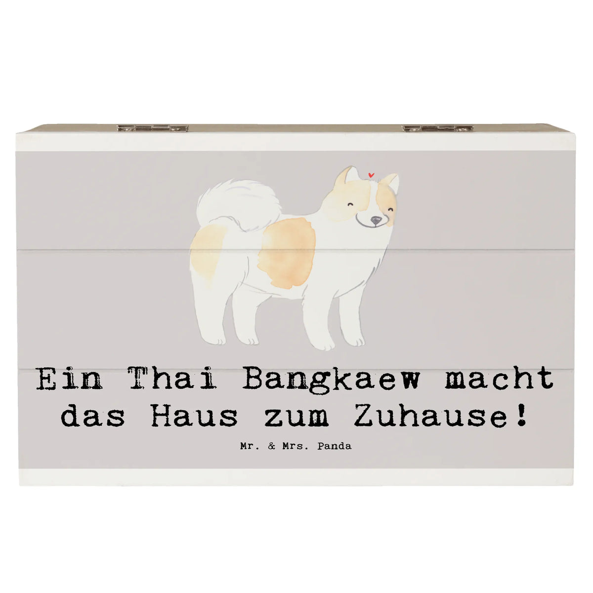 Wooden chest Ein Thai Bangkaew macht das Haus zum Zuhause! giving, purebred dog, dog breed, dog owner, gift, puppy, animal lover