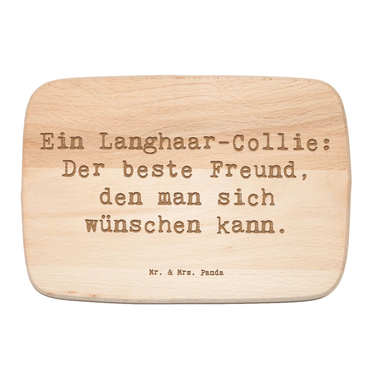 Serving board Saying Ein Langhaar-Collie: Der beste Freund, den man sich wünschen kann. Board, breakfast board, cutting board, Dog, dog breed, purebred dog, dog owner, gift, animal lover, giving, puppy