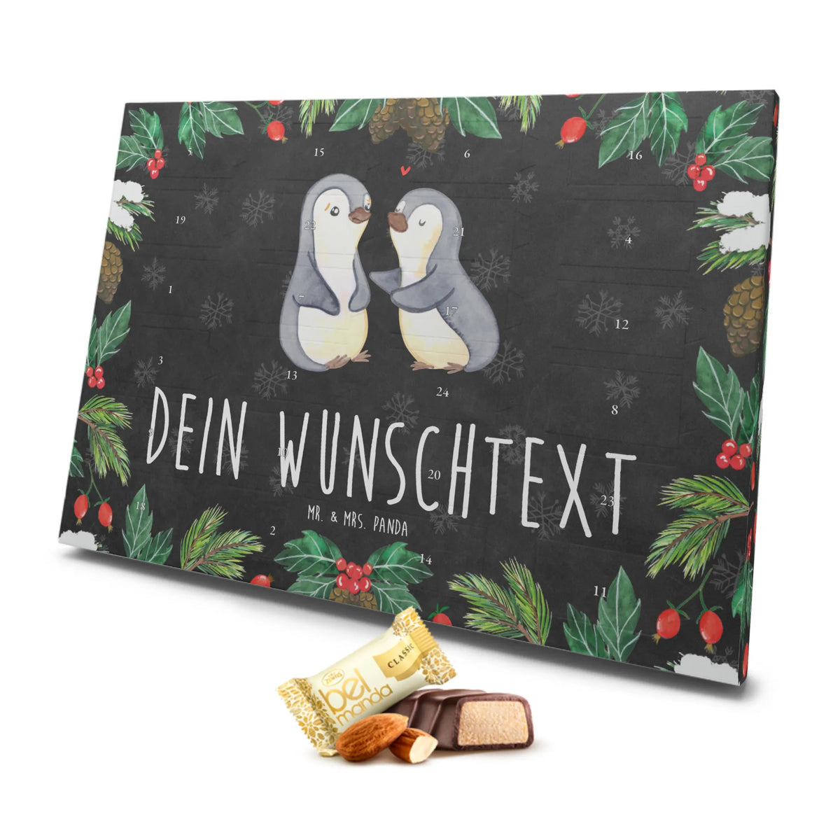 Personalisierter Marzipan Adventskalender Pinguine trösten Personalisierter Marzipan Adventskalender, Liebe, Partner, Freund, Freundin, Ehemann, Ehefrau, Heiraten, Verlobung, Heiratsantrag, Liebesgeschenk, Jahrestag, Hocheitstag, Liebesbeweis, für Männer, für Ehemann, Valentinstag, Hochzeitstag, Geschenk für Freundin, Mitbringsel, Geschenk für Frauen, Geschenk für Partner