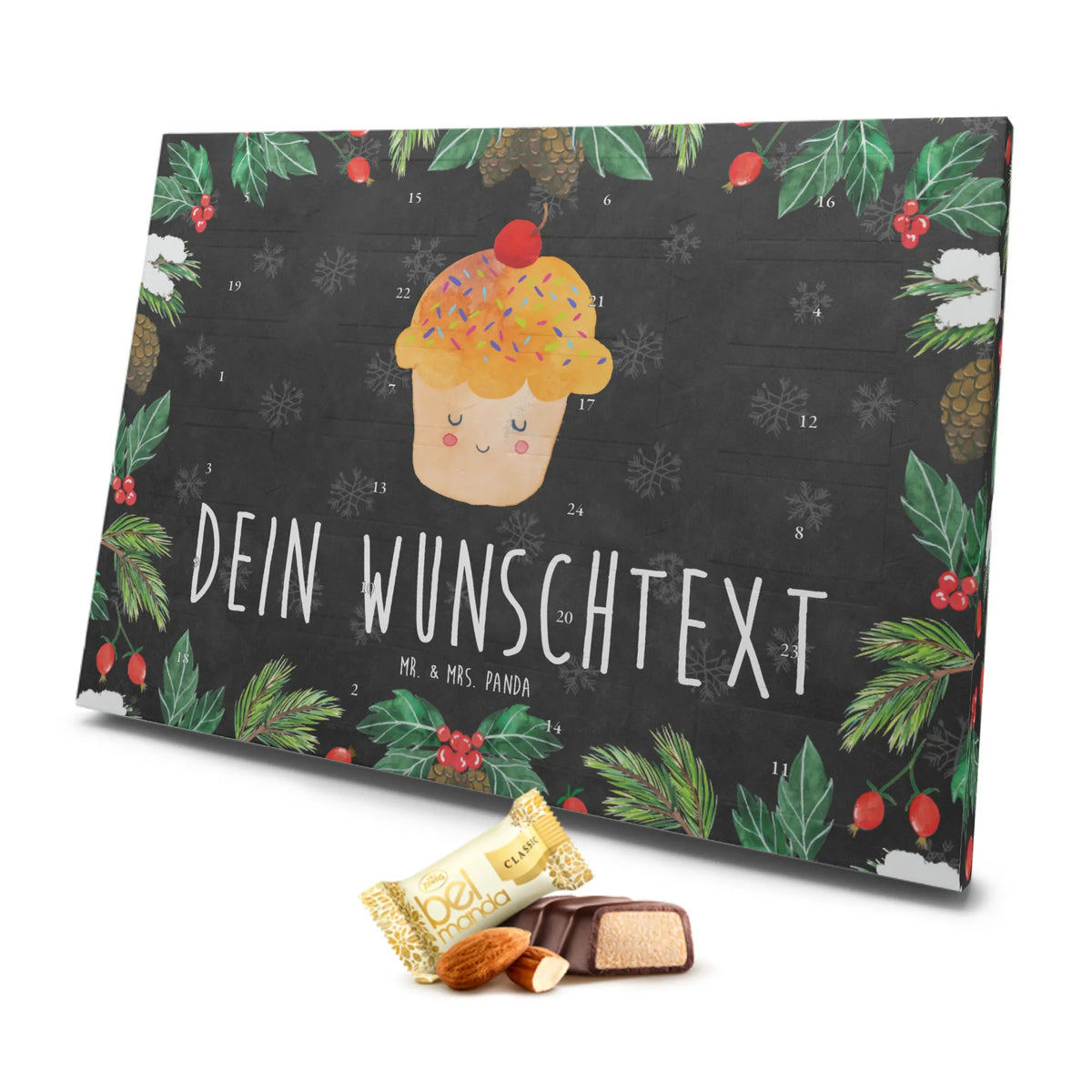 Personalisierter Marzipan Adventskalender Cupcake Personalisierter Marzipan Adventskalender, Tiermotive, Gute Laune, lustige Sprüche, Tiere, Muffin, Küche Spruch, Geschenk Koch, Küche Deko, Motivation Sprüche, Backen Geschenk, Wunder, Cupcakes