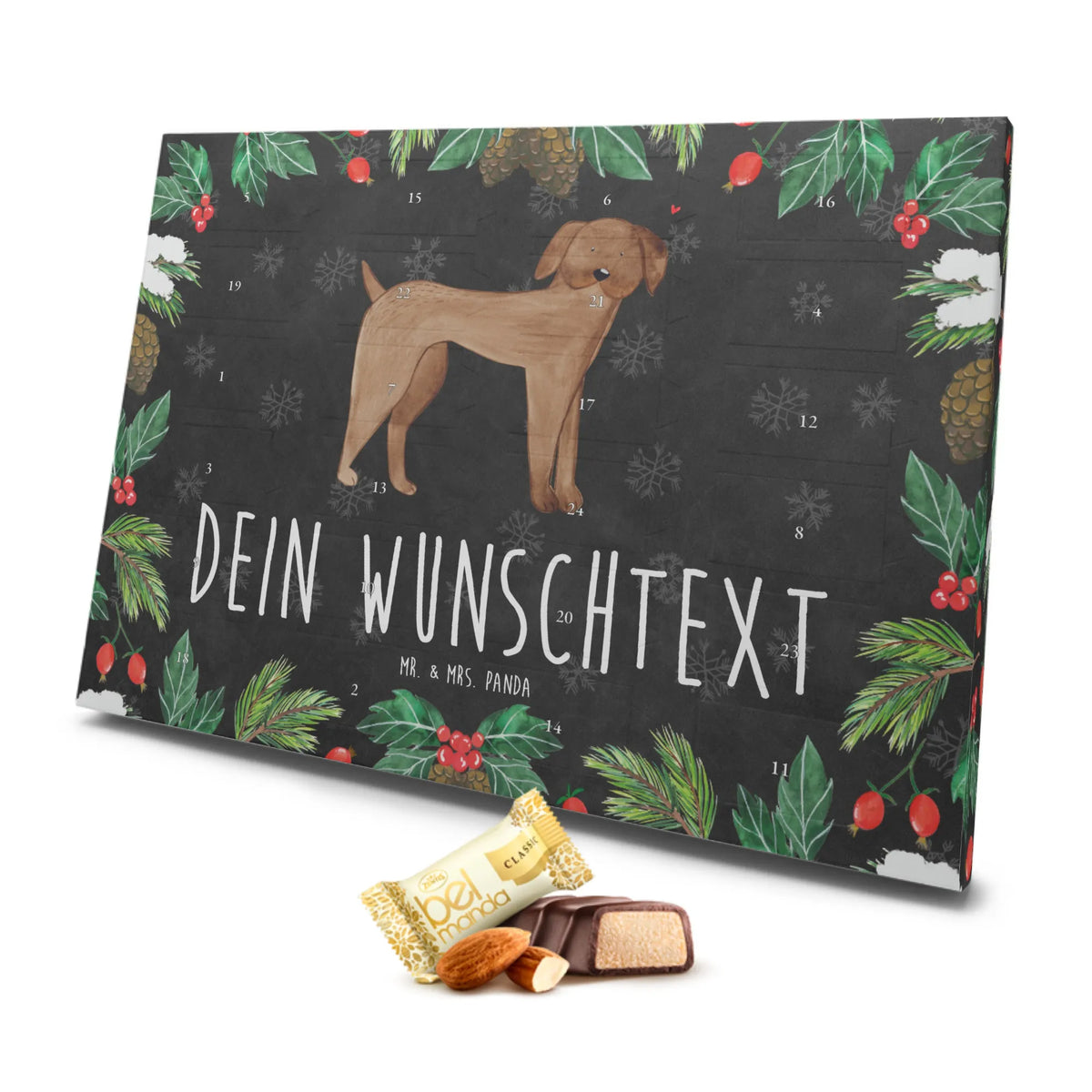 Personalisierter Marzipan Adventskalender Hund Dogge Personalisierter Marzipan Adventskalender, Hund, Hundemotiv, Haustier, Hunderasse, Tierliebhaber, Hundebesitzer, Sprüche, Hunde, Deutsche Dogge, Great Dane, Dogge