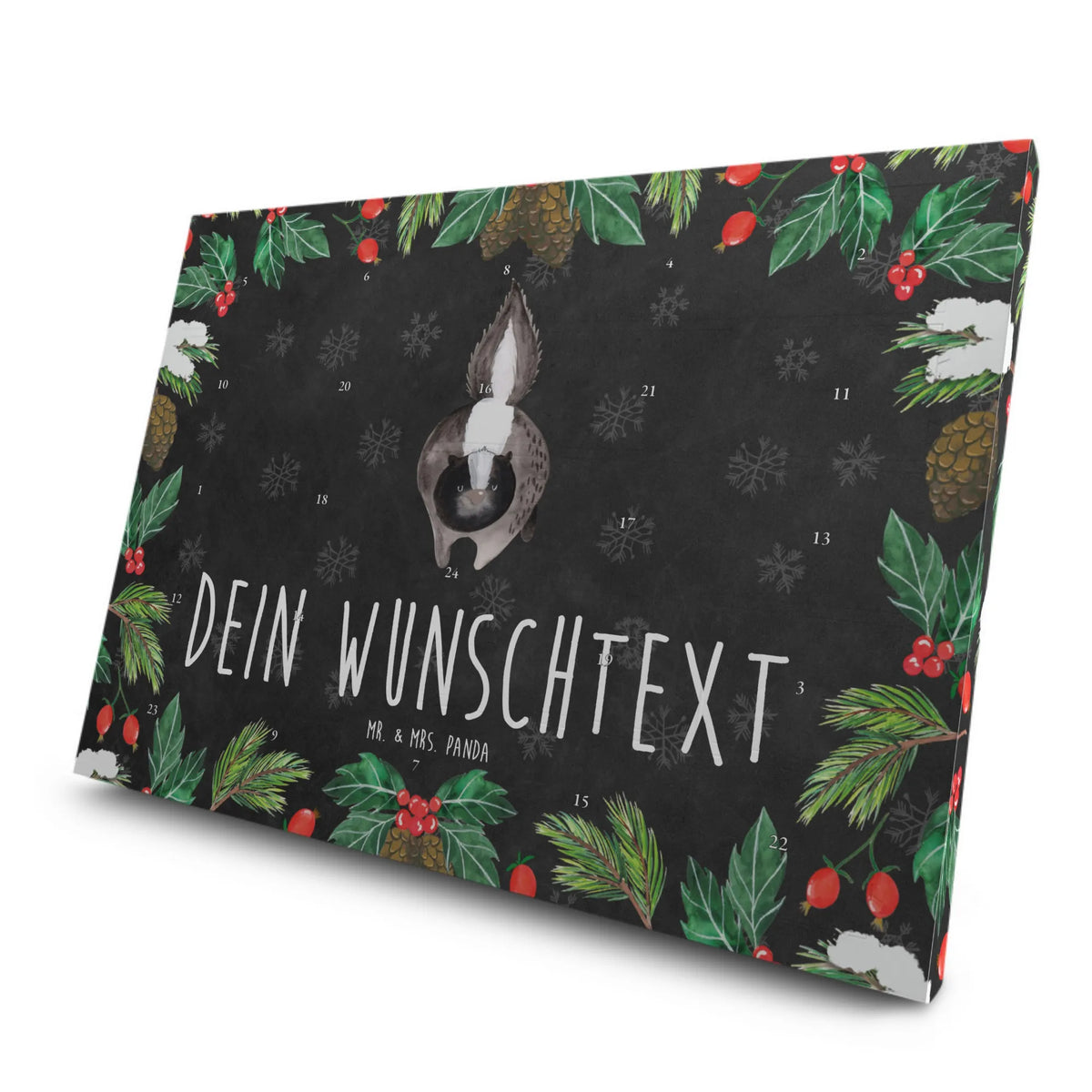 Personalisierter Tee Adventskalender Stinktier Angriff|p:1823751|h:52c7409ec63faf7ea7427f60cce5040c