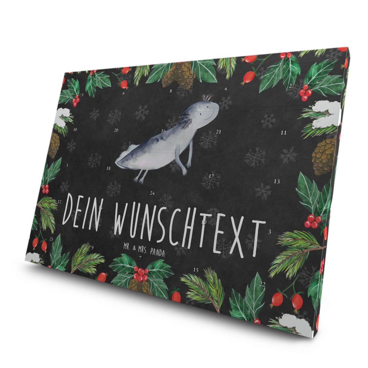 Personalisierter Tee Adventskalender Axolotl Schwimmen|p:1823832|h:58d06c4ad0860cd9cf64e2f629729603