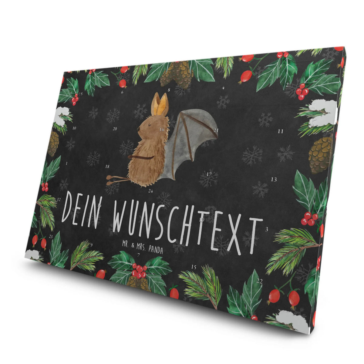Personalisierter Tee Adventskalender Fledermaus Sitzen|p:1823835|h:00774710adacb1e422bdb67263670541