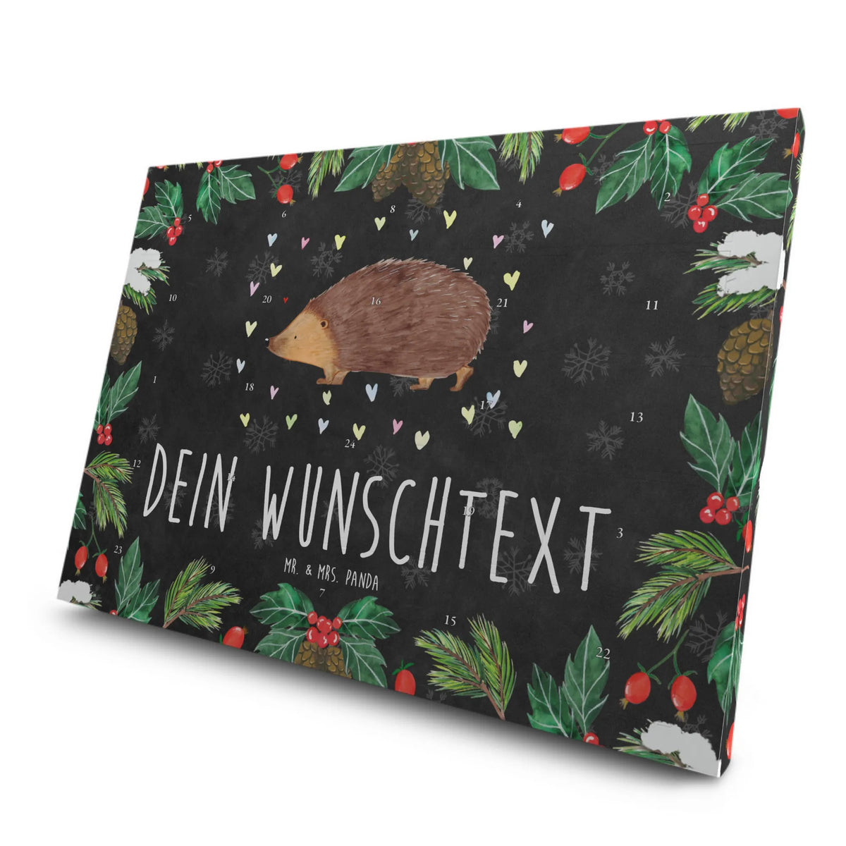 Personalisierter Tee Adventskalender Igel Herzen|p:1823904|h:d2e655b795ff5cd4321300a66b754cd4