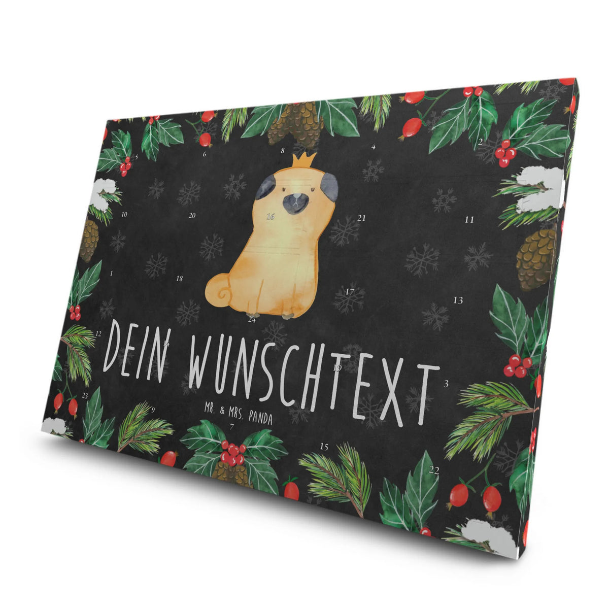Personalisierter Tee Adventskalender Mops Krone|p:1823974|h:1601eae0b7aa7bed25ce1436d104680b