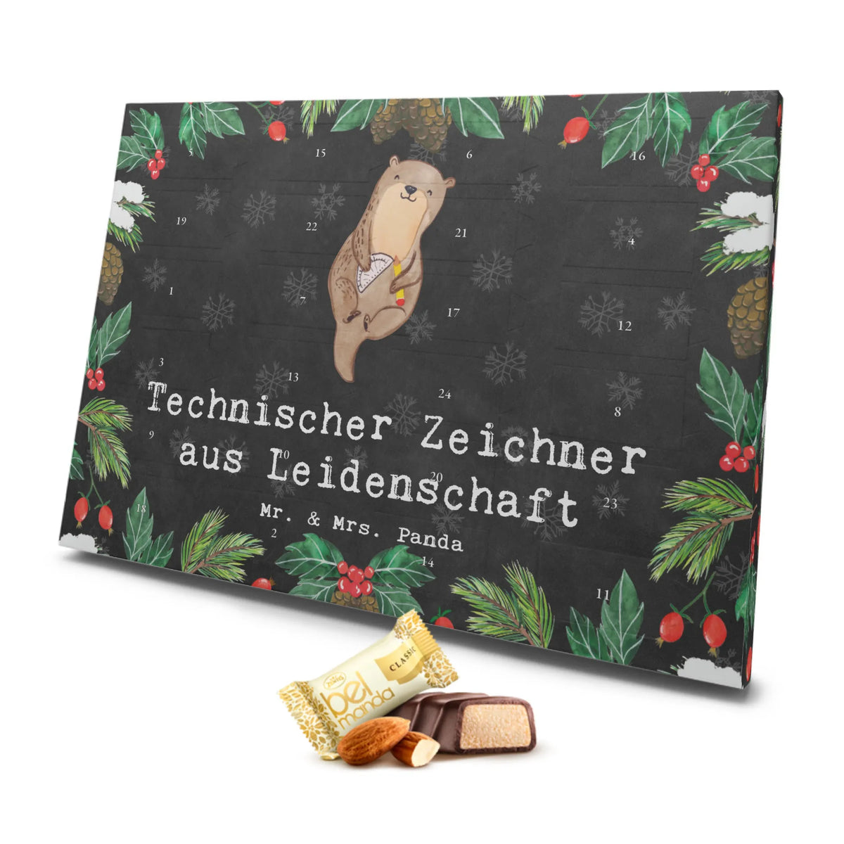 Marzipan Adventskalender Technischer Zeichner Leidenschaft Marzipan Adventskalender, Beruf, Ausbildung, Jubiläum, Abschied, Rente, Kollege, Kollegin, Geschenk, Schenken, Arbeitskollege, Mitarbeiter, Firma, Danke, Dankeschön
