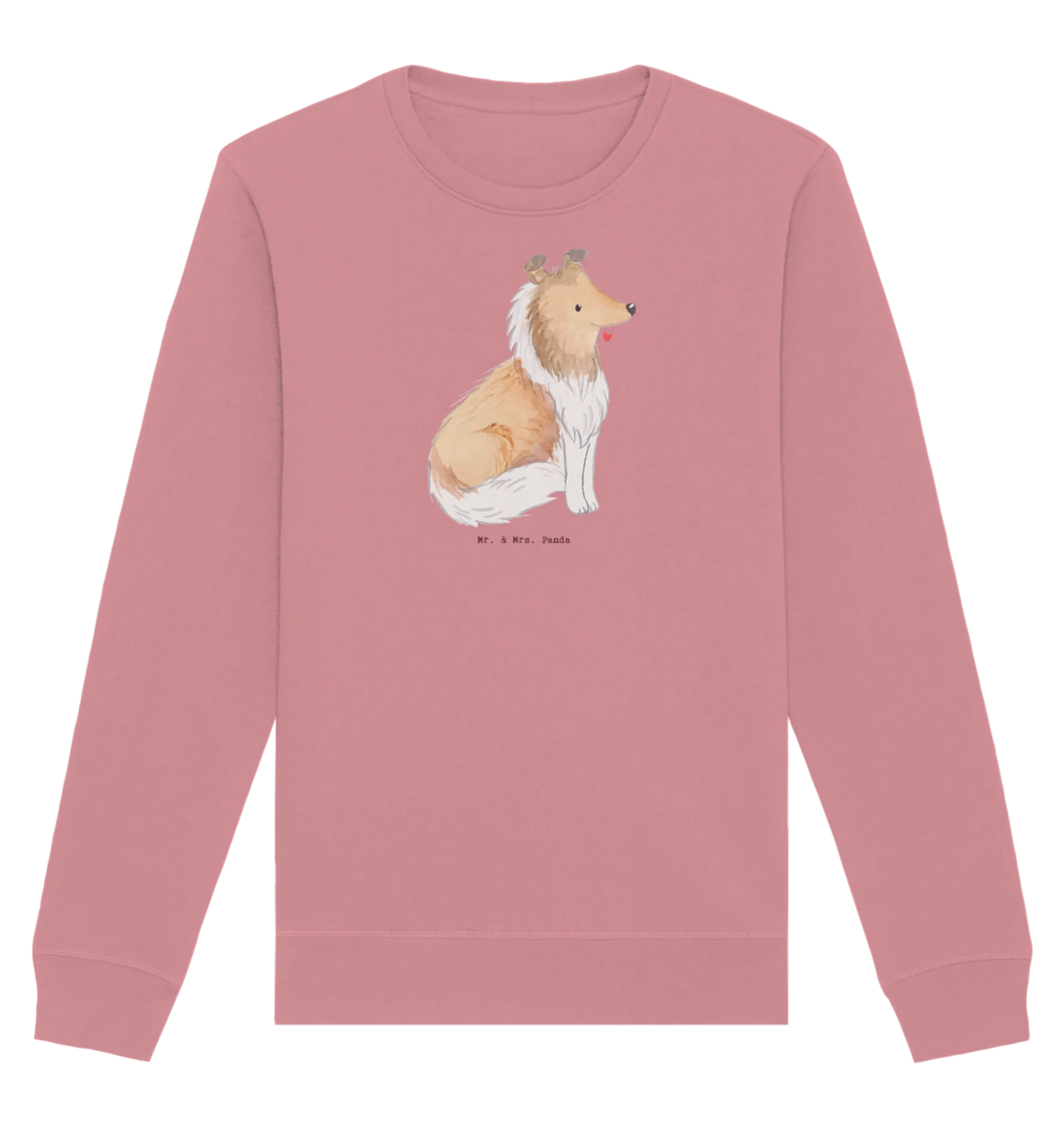 Organic Pullover Long-haired Collie Moment gift, animal lover, dog breed, dog owner, purebred dog, puppy, giving